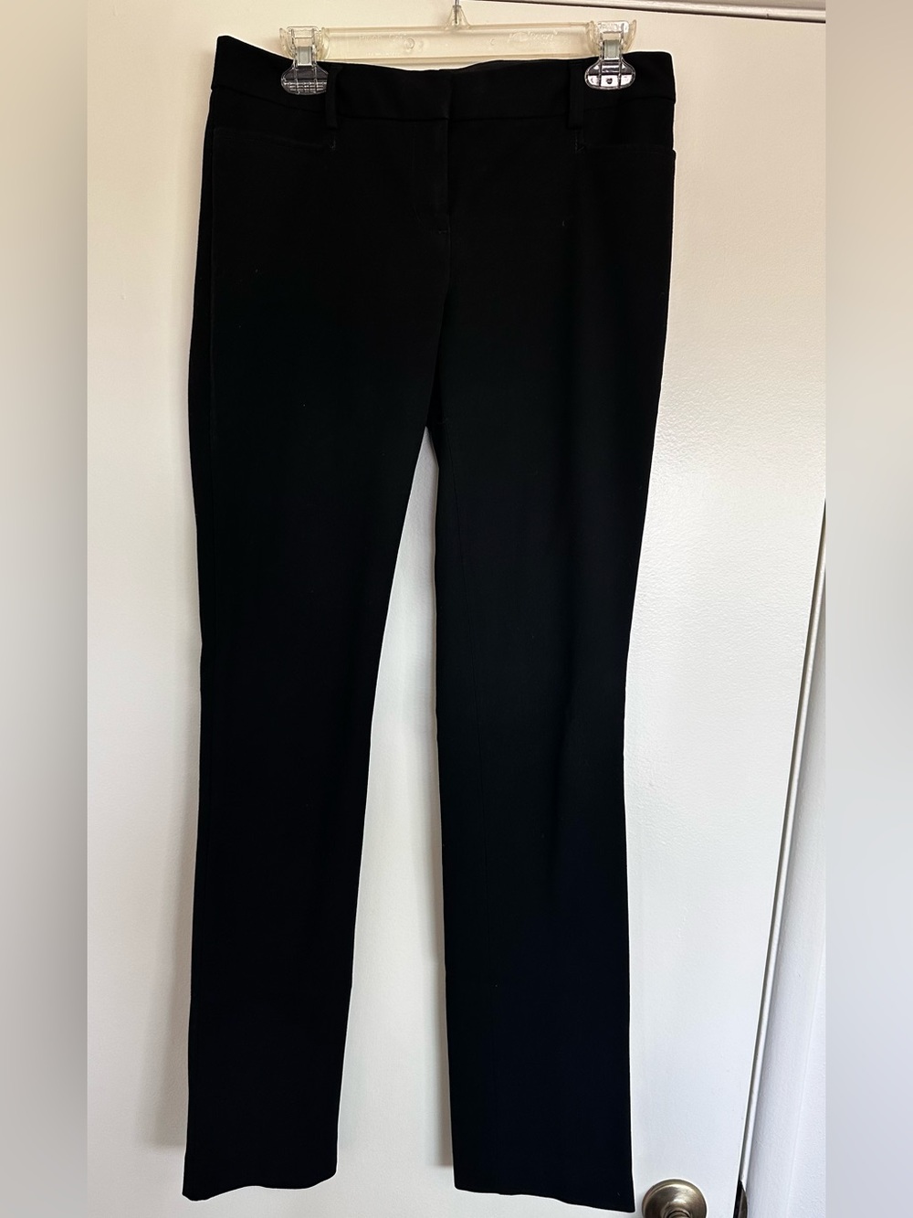 Express Classic Black Women's Straight-Leg Dress Pants - 4L
